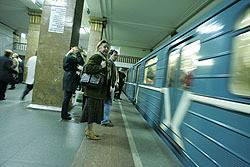 В метро усилили охрану  