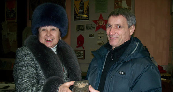 В Павлограде шахтер подарил музею птеродактиля