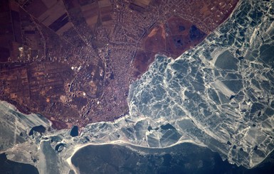 Французский астронавт сфотографировал Украину с борта МКС 