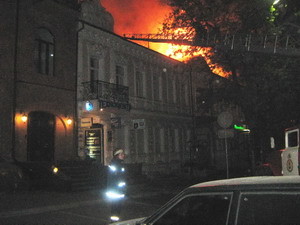 В центре города сгорел элитарный кинозал 